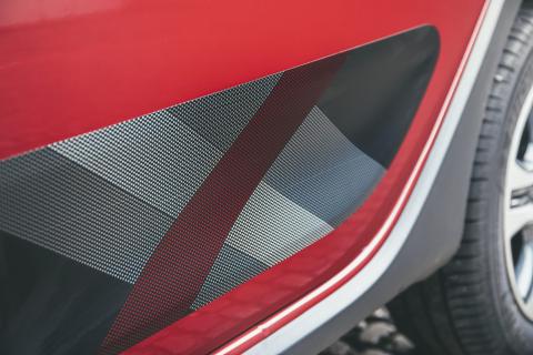 Dacia Sandero detail zijkant