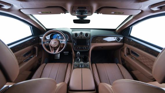 Gepantserde Bentley Bentayga dashboard