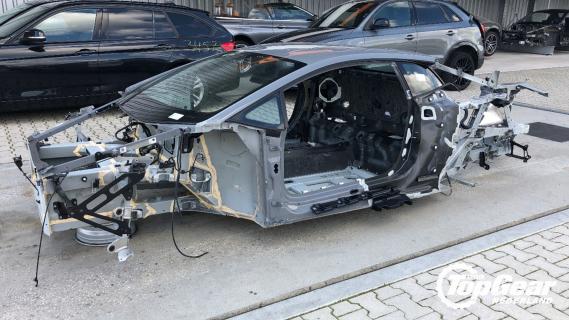 Lamborghini Huracan Performante Londen Crash