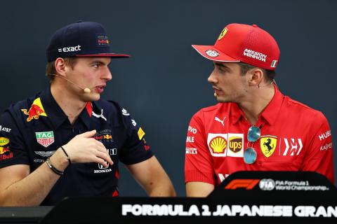 Max en Leclerc in persconferentie over Zandvoort F1 GP van Japan 2019