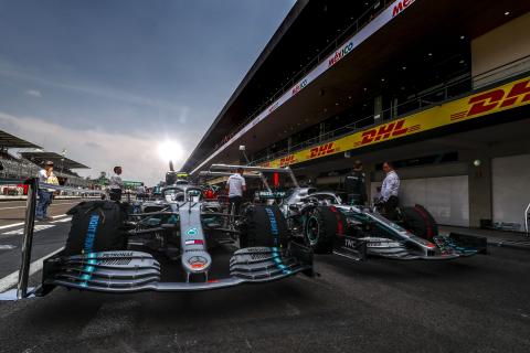 Mercedes F1 auto's GP van Mexico 2019