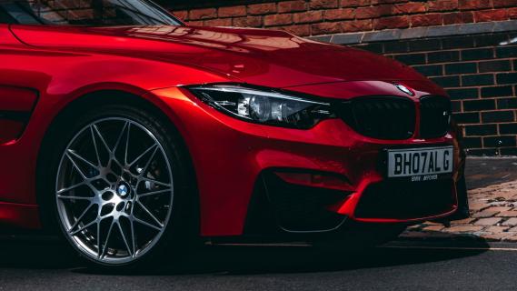 BMW M4 Competition Rood