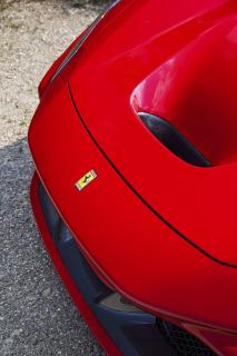 Ferrari F8 Tributo detail s-duct