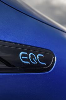 Mercedes EQC 400 4 Matic AMG Line detail badge