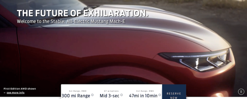 Ford Mustang Mach-E gelekt