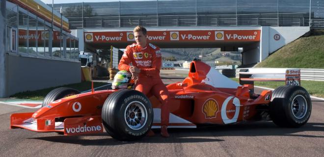 Mick Schumacher Ferrari F2002