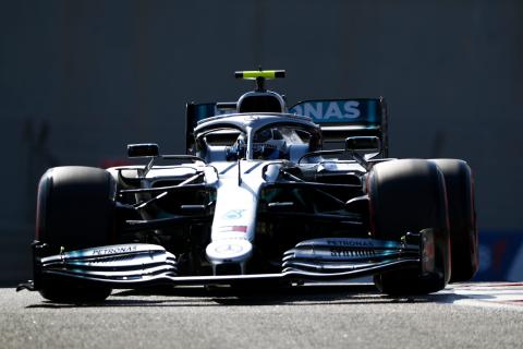 Valtteri Bottas voor GP van Abu Dhabi 2019