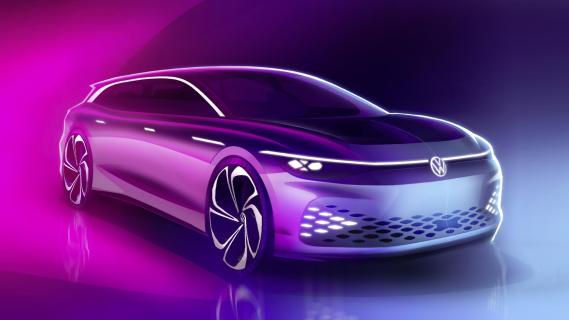 Volkswagen Space Vizzion concept drie kwart voor