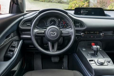 Mazda MX-30 prototype 2020 1e rij-indruk stuur dashboard