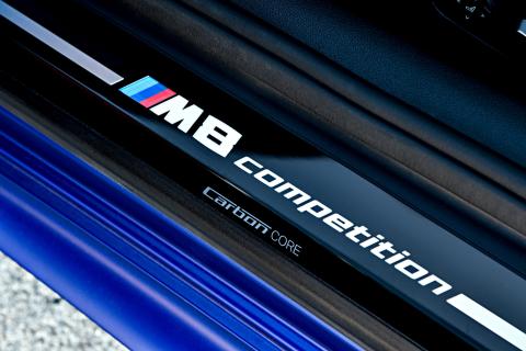 BMW M8 Competition detail dorpel