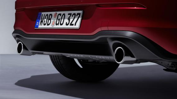Volkswagen Golf 8 GTI 2020 uitlaat