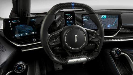 Pininfarina Battista Anniversario 2020 interieur dashboard stuur