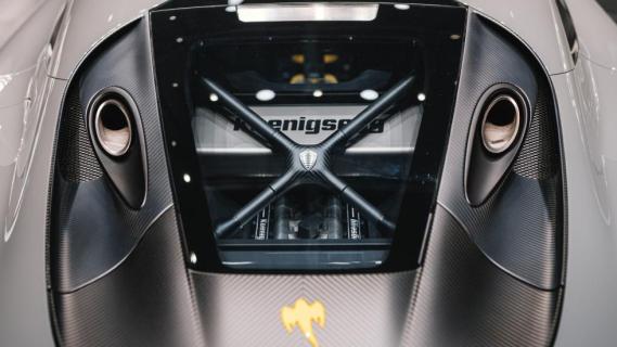 Koenigsegg Gemera driecilinder motor