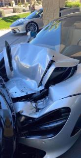 BMW X5 McLaren 720S Crash