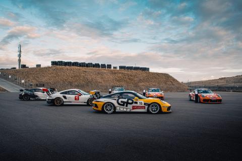 Porsche 911 GT3 Cup op Circuit Zandvoort Paddock