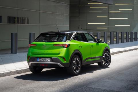 elektrische Opel Mokka-e (groen)