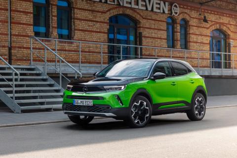 elektrische Opel Mokka-e (groen)