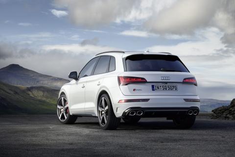 Audi SQ5 TDI facelift 2020 (wit)
