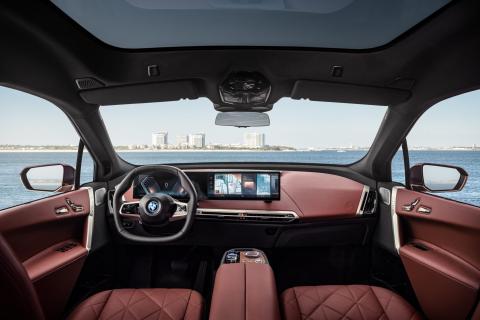 Elektrische BMW ix 2021 interieur
