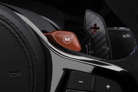 Stuur van BMW M5 CS met M-knop