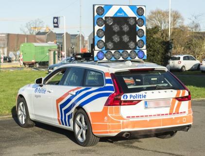 Volvo V90 van de Belgische Federale Politie