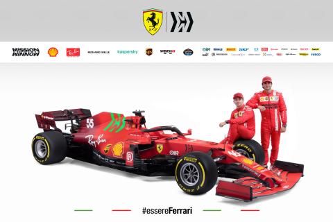 Ferrari SF21 voor 2021 met Carlos Sainz Jr. en Charles Leclerc