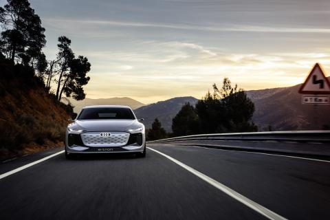 Voorkant Elektrische Audi A6 e-tron (2021)