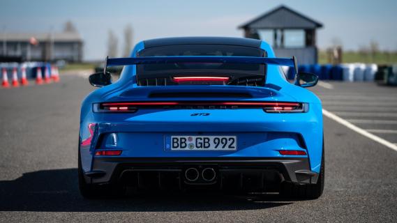 Achterkant, remlichten en uitlaat Porsche 911 GT3 (2021)