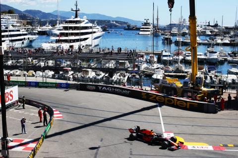 1e vrije training van de GP van Monaco 2021