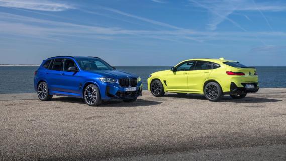 BMW X4 en X3 M Competition Facelift (2021)
