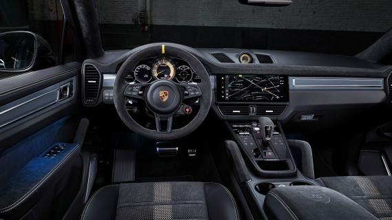 Dashboard en interieur Porsche Cayenne Turbo GT