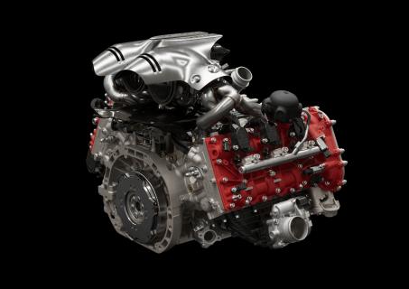 V6-motor Ferrari 296 GTB