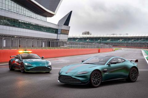 Aston Martin Vantage F1 Edition in de pitssatraat