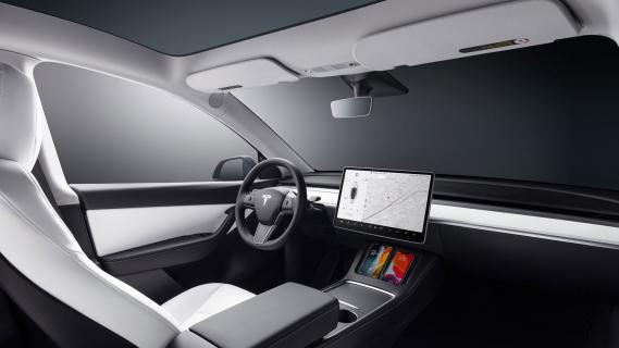 interieur Tesla Model Y (2021)