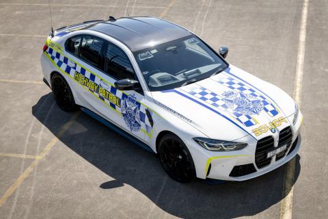 Koolstofvezel dak BMW M3 voor Australische politie