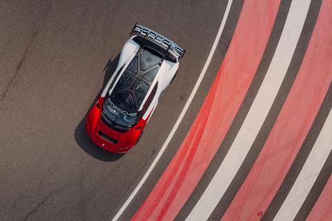 Porsche Mission R (2021) bovenkant
