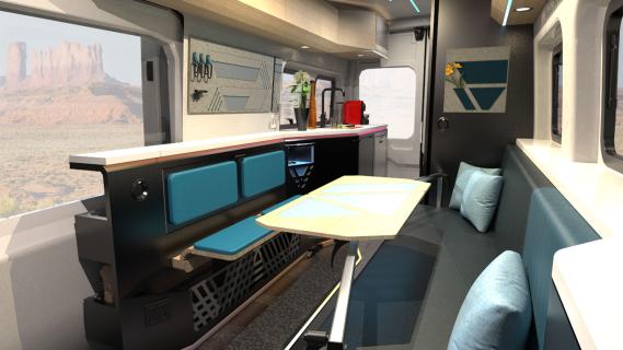 Interieur Winnebago e-RV