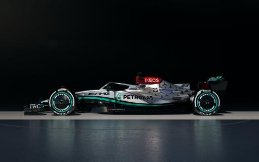 Mercedes W13 F1-auto 2022