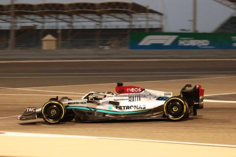 2e vrije training van de GP van Bahrein 2022 George Russell