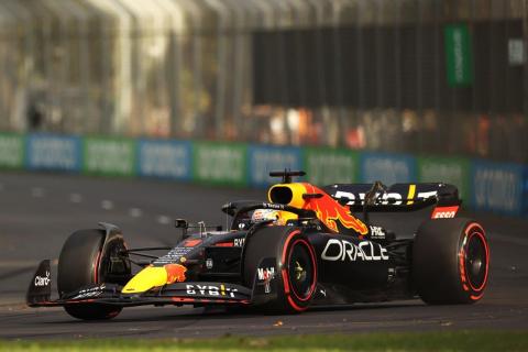 3e vrije training van de GP van Australië 2022 Max Verstappen