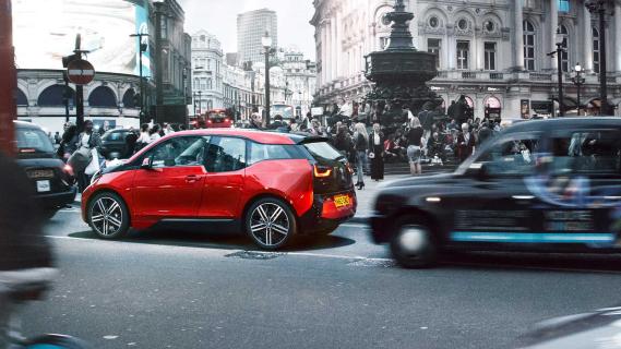 BMW I3 in Londen