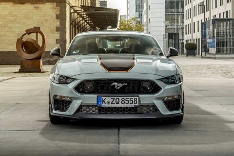 Voorkant Ford Mustang Mach 1 (2022)