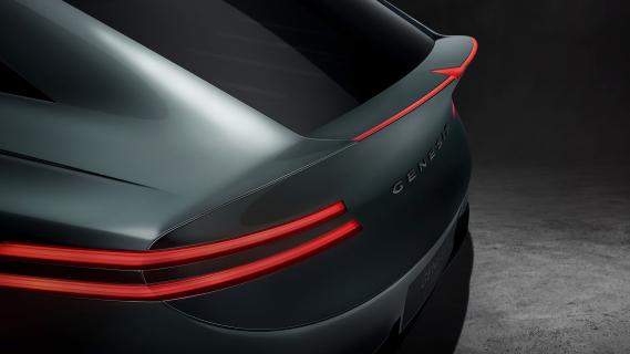 Genesis X Speedium Coupe Concept 2022 achterlicht detail