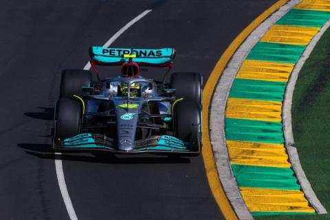Kwalificatie van de GP van Australië 2022 Lewis Hamilton