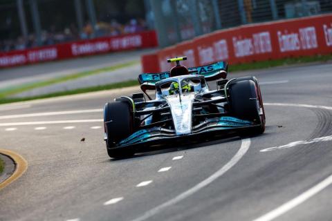 Uitslag van de GP van Australië 2022 Lewis Hamilton