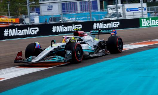 Kwalificatie van de GP van Miami 2022 Lewis Hamilton