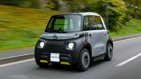 Opel Rocks-e 2022: 1e rij-indruk - 3/4 voor rijdend
