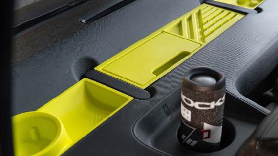 Opel Rocks-e 2022: 1e rij-indruk - dashboard vakjes
