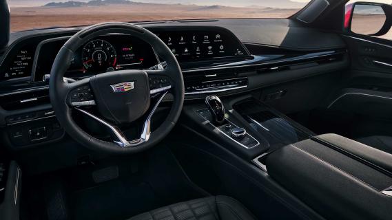 Cadillac Escalade-V stuur en dashboard