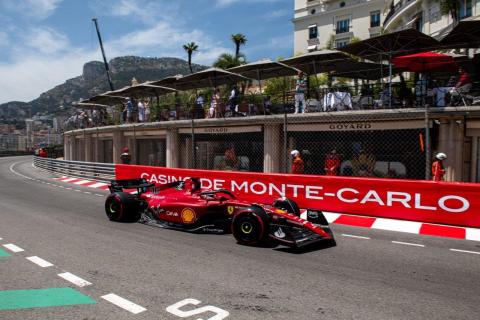 Charles Leclerc in de GP van Monaco